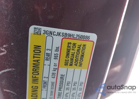 2017 Chevrolet Trax Ls from USA, damaged, VIN 3GNCJKSB9HL250086